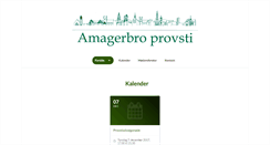 Desktop Screenshot of amagerbroprovsti.dk