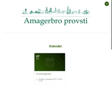 Tablet Screenshot of amagerbroprovsti.dk